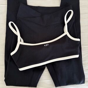 437 Set - Micro Bra and The V Leggings